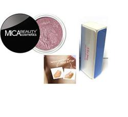 Bundle 2 Items : 1XMICA Beauty Mineral Makeup Eye Shimmer "mocha" 38 + A-viva Beauty 4 Way Nail Buffer For Shiny Nails