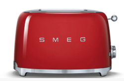 Smeg 50'S Style Retro 2-SLICE Toaster Various Colours TSF01SA - Fiery Red
