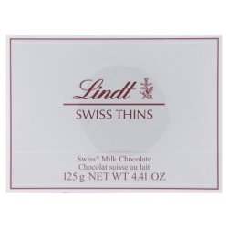 Lindt Swiss Thins Milk Chocolate 4.41 Ounce