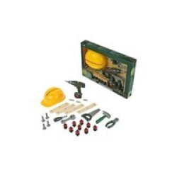 Klein Bosch Tool Set with Hard Hat for Kids