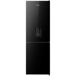 Hisense H415BMI-WD 305L Black Mirror Combi Fridge freezer