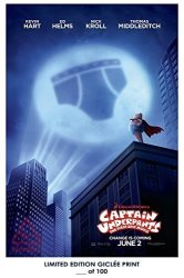 Rare Poster Thick Kevin Hart Captain Underpants Ed Helms 2017 Movie Reprint 'D 100 12X18