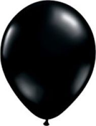 Round Latex Balloons 13 Cm - Onyx Black 100 Pack