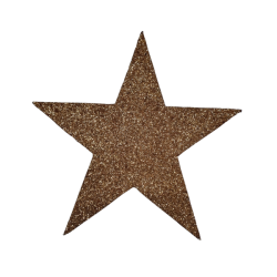 Polystyrene Bronze Star - 9CM