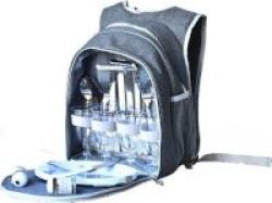 ECO Picnic Backpack 4 Person Grey