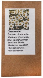 Heirloom Herb Seeds - Chamomile - German Chamomile
