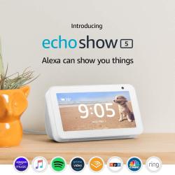 Echo Show 5 Compact Smart Display With Alexa - Sandstone