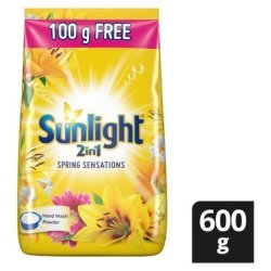 Sunlight Spring Sensations 2IN1 Hand Washing Powder Detergent 600G