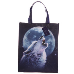 Mystical Wolf Design Durable Reusable Shopping Bag