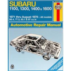 Haynes 89002 Subaru 1100 1300 1400 & 1600 1971 To 1979 Repair Manual