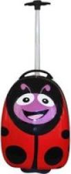 PEERLESS Holiday Travel Kids Luggage Trolley Suitcase - Ladybird