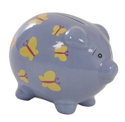 Suki Gifts Butterfly Piggy Bank