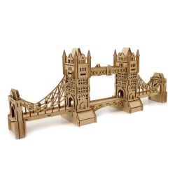 - 3D Wooden Model - 3D Puzzle - London Tower Bridge