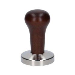 Italian Stainless Steel Tamper With Wooden Handle - 58.4MM