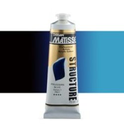 Matisse Structure Acrylic Paint 75ML Tube Prussian Blue