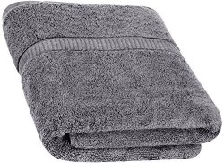 Cotton Bath Towels Grey 30 X 56 Inch Luxury Bath Sheet Perfect For Home Bathrooms Pool And Gym Ringspun Cotton By Utopia Towels