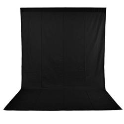 Neewer 10 X 12FT 3 X 3.6M Pro Photo Studio Premium Polyester Collapsible Backdrop Background For Photography Video And Televison Background Only - Black