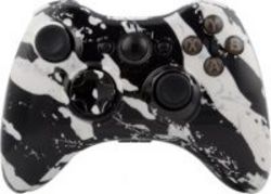 CCMODZ Hydro Dipped Shell For Xbox 360 Wireless Controller Splatter White