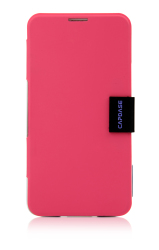 Capdase Pink & White Karapace Sider Elli Folder Case For Samsung Galaxy S5