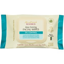 Rooibos Deep Cleansing Facial Wipes Spot Control 25 Pieces