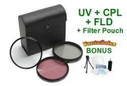 Ultrapro 40.5MM High-resolution Filter Kit Uv Cpl Fld For The Sony A6000 Digital Camera With 16-50MM Lens. Ultrapro Bundle Includes: Deluxe Cleaning Kit Lcd