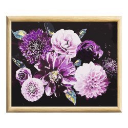 Adult Paint By Numbers With Frame - Lilac Blooms