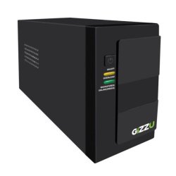 GIZZU 1000VA 500W Line Interactive Ups Black