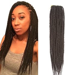 Befunny 22 8Packs Crochet Senegalese Twist Braids Hair Small