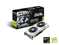 Asus Dual-GTX1060-O6G White Housing With Dual Wing-blade Fans