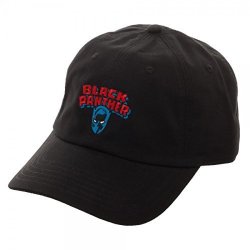 Bioworld Black Panther Logo Embroidered Dad Hat