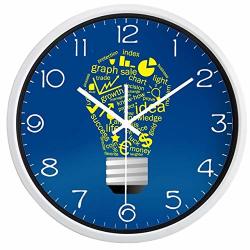 Lmyly Creative Team Work Office S Wall Clock Popular Design Modern Pendulum Silent Idea WATCH-B426W_10_INCH