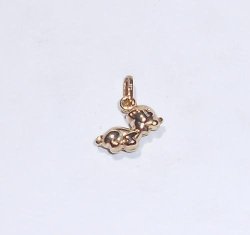 9CT Yellow Gold Puppy Charm