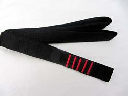 Shihan 2 DAN BAR Karate Black Belt Satin Embroidery 2 DAN BAR 320cm Length Kempo Kickboxing 