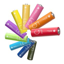 XiaoMi Aa Rainbow Batteries 10 Pack