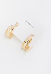 Superbalist Sculptured Hoop Earrings-gold