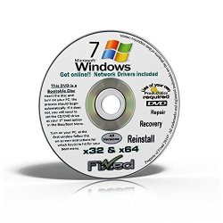 Disc Compatible W Windows 7 All In One Starter Home Basic Home Premium Professional Ultimate 32 64 Bit Repair Restore Re-install DVD W network Drivers