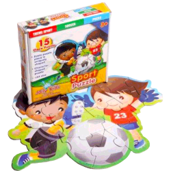 Shaped Puzzle: Soccer 15 Piece