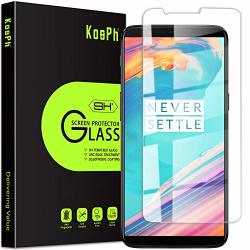 3-PACK Kosph For Oneplus 5T 1+5T Tempered Glass Screen Protector 9H 2.5D Arc Edge Glass Film With Oleophobic Coating Anti Scratch impact Absorption high Clarity Partial