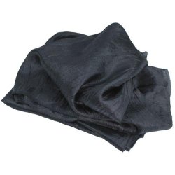 Satin Crush Fabric 280CM - Full Roll Black