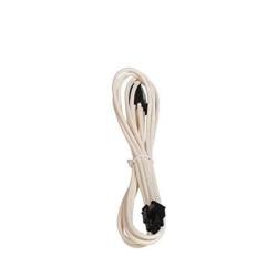 Bitfenix Alchemy Multisleeve 45CM 6-PIN Pci-e Extension Cable - White Sleeve black Connector BFA-MSC-6PEG45WK-RP