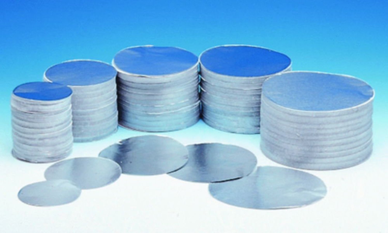 Korff Ag Round Aluminium Disks 120MM X 0.03MM Pack Of 1000 - At A Discount