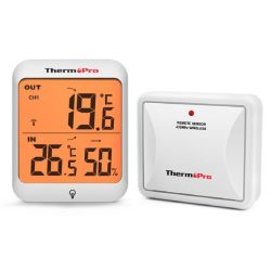 Wireless Indoor Outdoor Thermometer & Hygrometer
