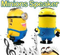 Despicable Me Minion Rechargeable Speaker With Built In Fm Radio