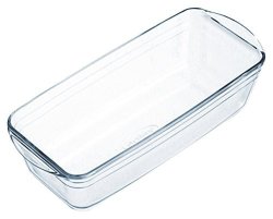 Trudeau Arcuisine Borosilicate Glass Loaf Pan 11 X 4.75 Inches 28 Centimeter