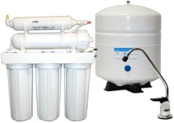 Stage 5 Ro Reverse Osmosis Water Filter Purifier System With Booster Pump