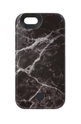 Lumee Illuminated Cell Phone Case For Iphone 6S - Marble Black