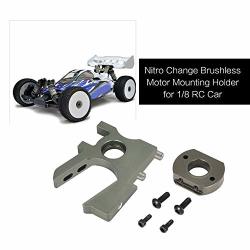 Part & Accessories Hot Aluminium Alloy Nitro Change Brushless Motor Mounting Holder For 1 8 Scale Kyosho Fs Racing Hobao Rc Car Model Toy Hobby