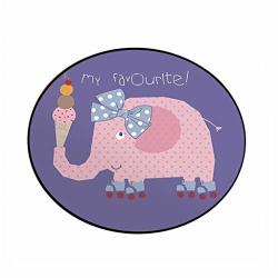 Children Play Mat - Cute Animal Round Play Crawling Rugs For Baby Toddler And Children Play Blanket -yoga Mat -exercise Mat- Soft & Thick