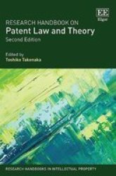 Research Handbook On Patent Law And Theory Hardcover 2ND Revised Edition