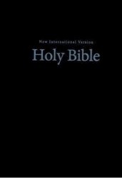 Niv Bible - Large Print - Black Hardcover